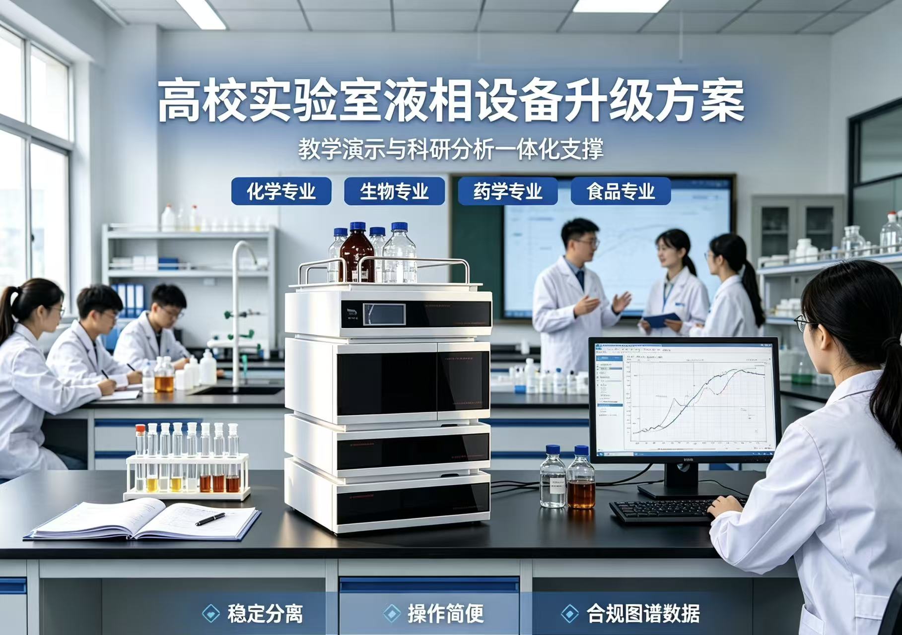 高校采购液相不必紧盯进口！国产四元液相满足教研双重需求