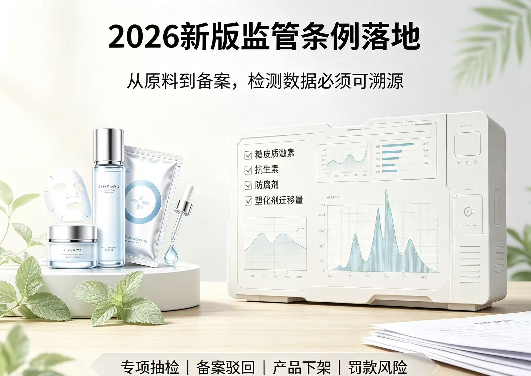 2026 美妆严管元年！五类特殊化妆品禁售，液相检测成备案必备门槛
