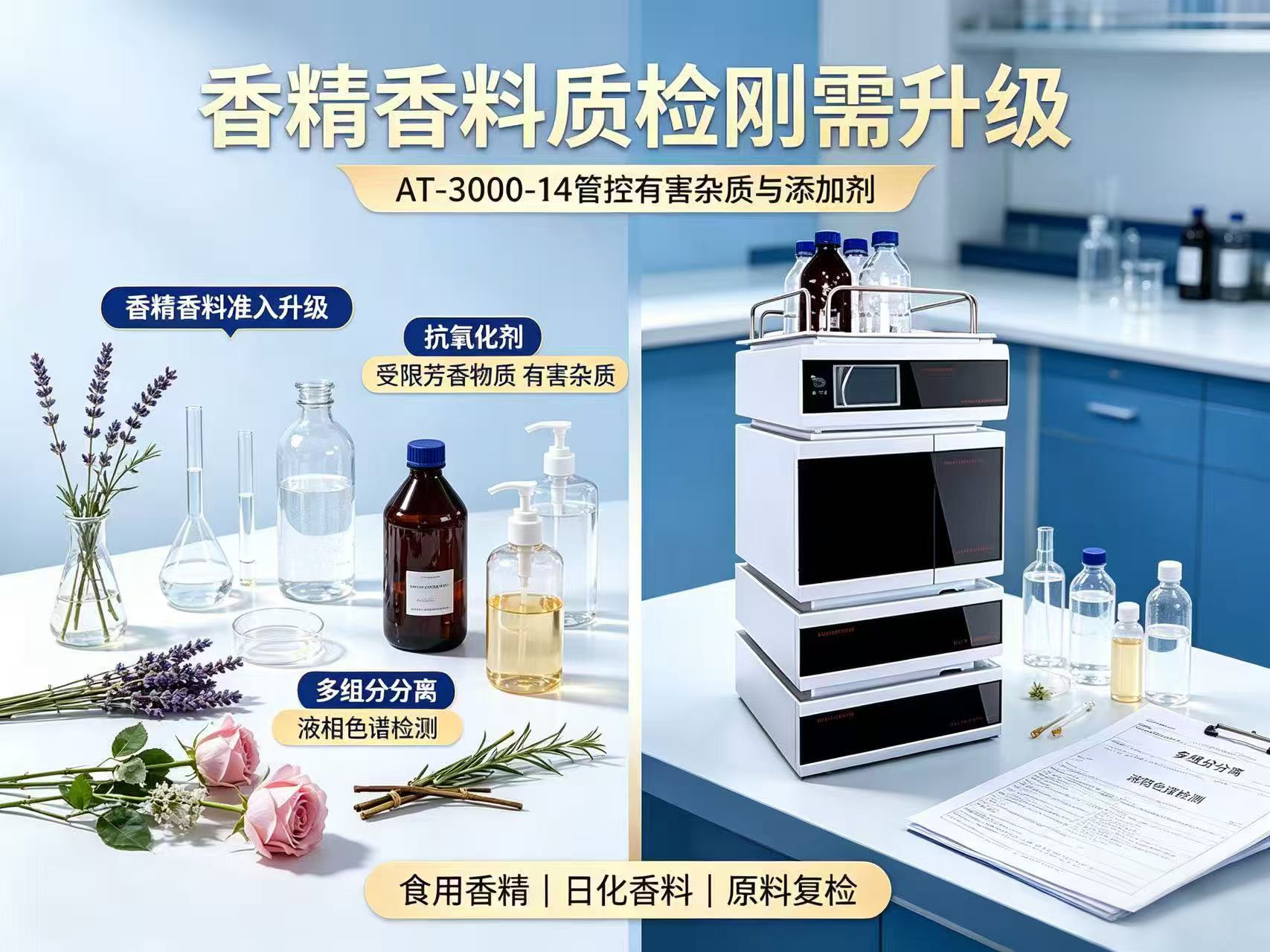 香精原料杂质易超标，食用、日化香精专项抽检启动！有害杂质严控，液相色谱成为香料厂必备设备