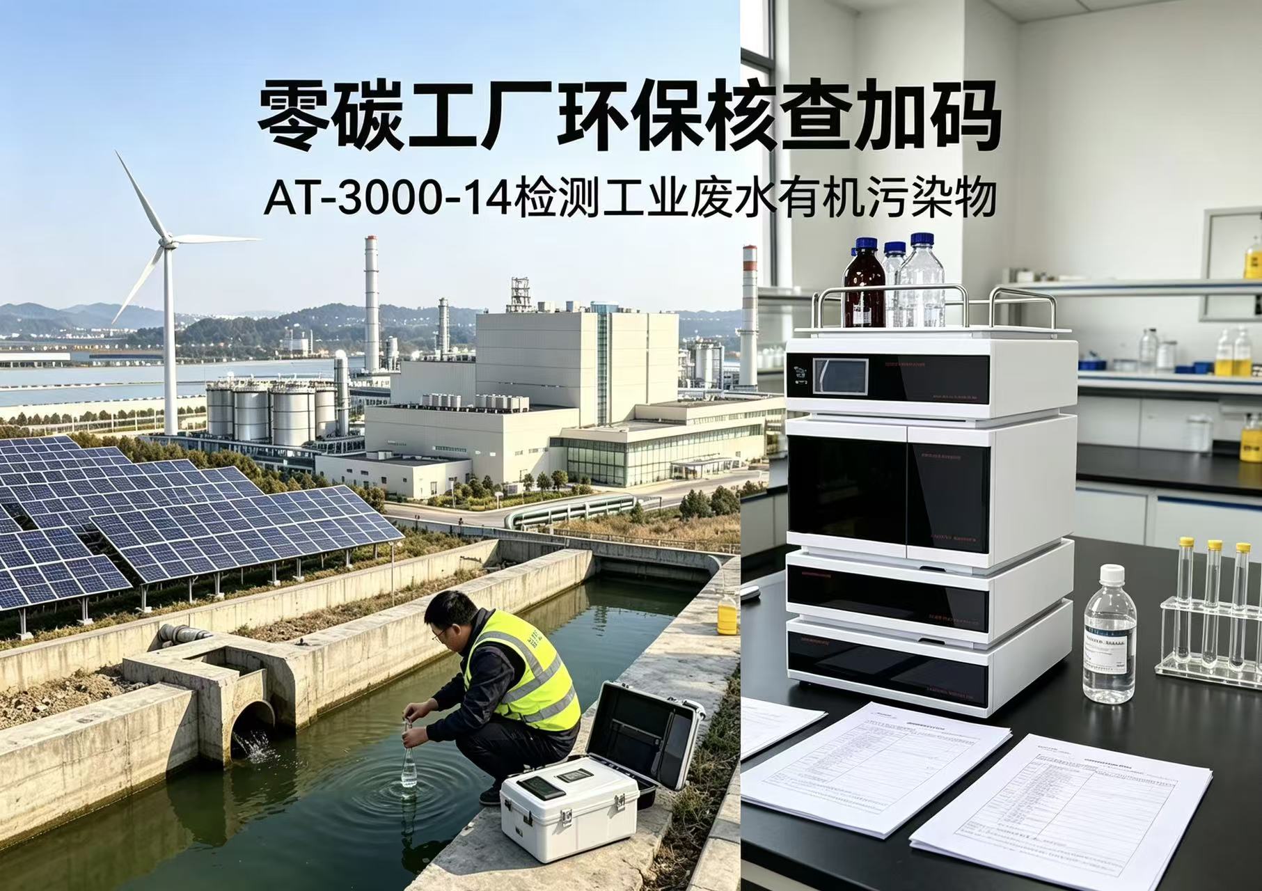 生产废水排污提标改造，零碳工厂环评核查新标准！废水有机物液相检测纳入年度考核