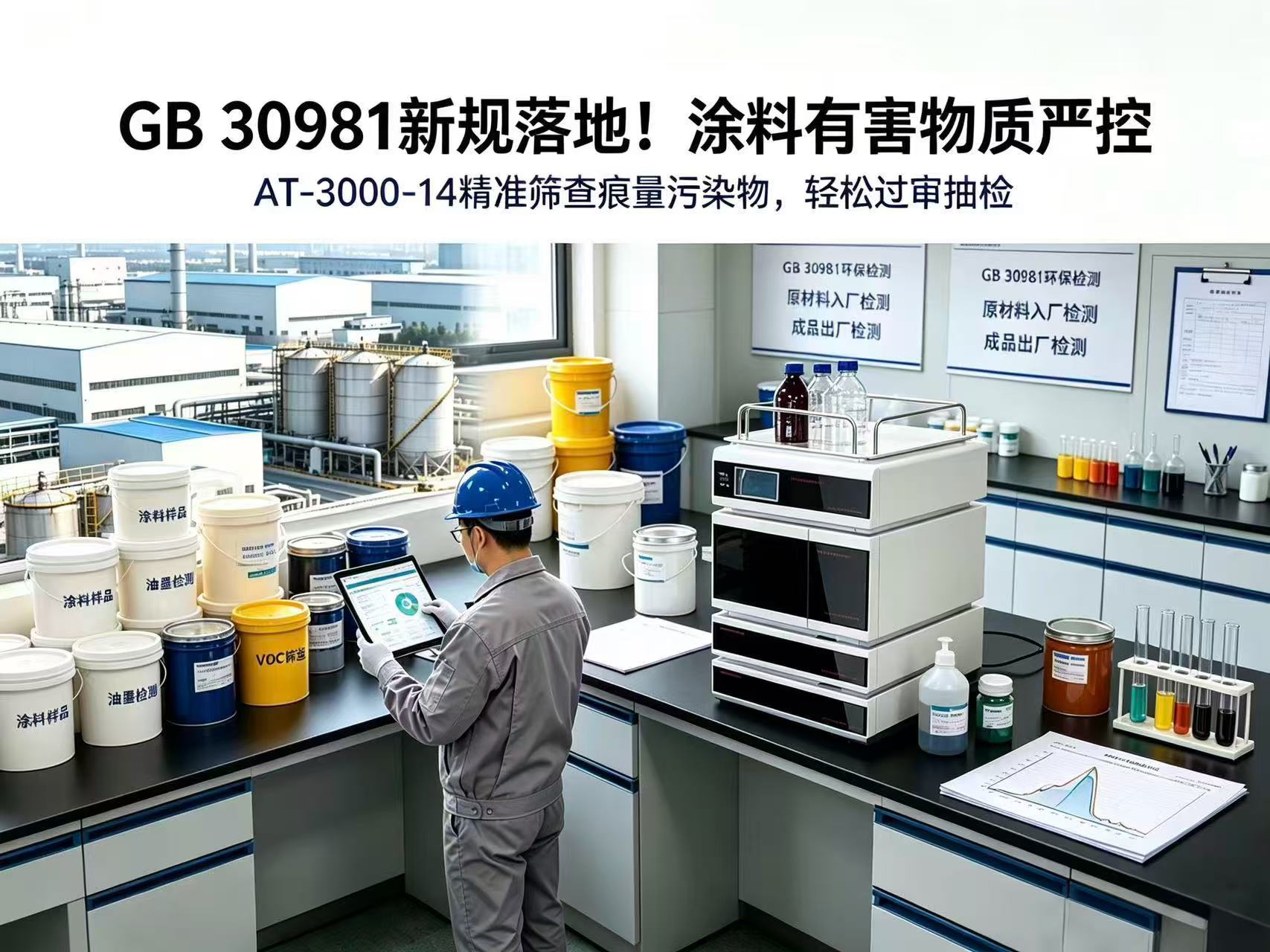 GB 30981新规落地！涂料有害物质严控，液相色谱成涂料企业必备检测设备