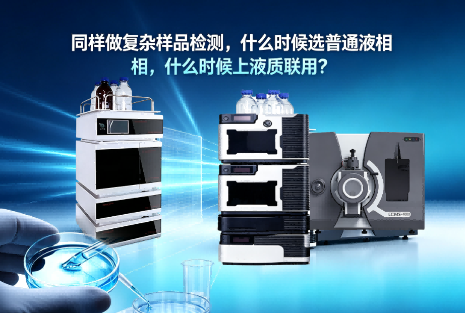 同样做复杂样品检测，什么时候选普通液相，什么时候上液质联用？